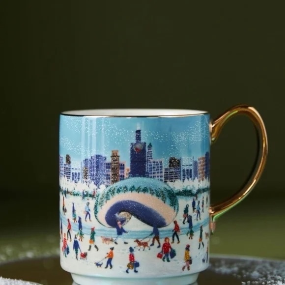 Anthropologie Other - NWT 2023 Anthropologie Holiday In The City Chicago Mug